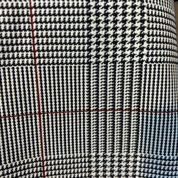 Theory Window Pane Plaid Cropped Ankle Trouser Pants Size 10 - Picture 10 of 12